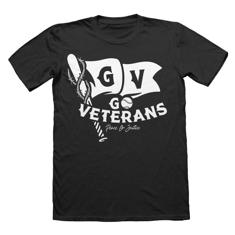 Camiseta - Go Veterans - Peace or Justice Black