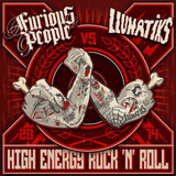 LP - Furious People Vs Llunatiks – High Energy Rock 'N' Roll