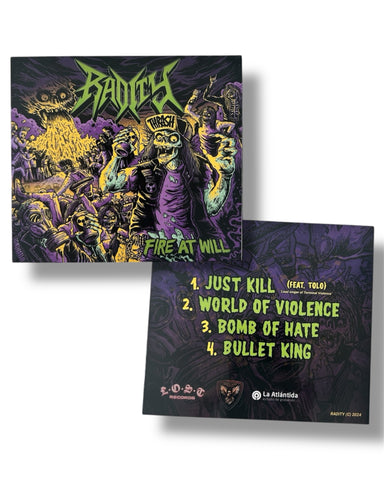 CD Digipack - Radity - Fire At Will