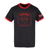 Camiseta Ringer - Hand on Heart