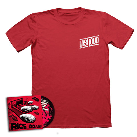 Pack CD + Camiseta - Fastloud - Rice Again!? (PRE ORDER)