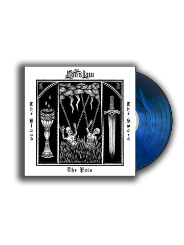 LP  - Lions Law - The Pain, the Blood and the Sword - Galaxy Blue - LostMerch